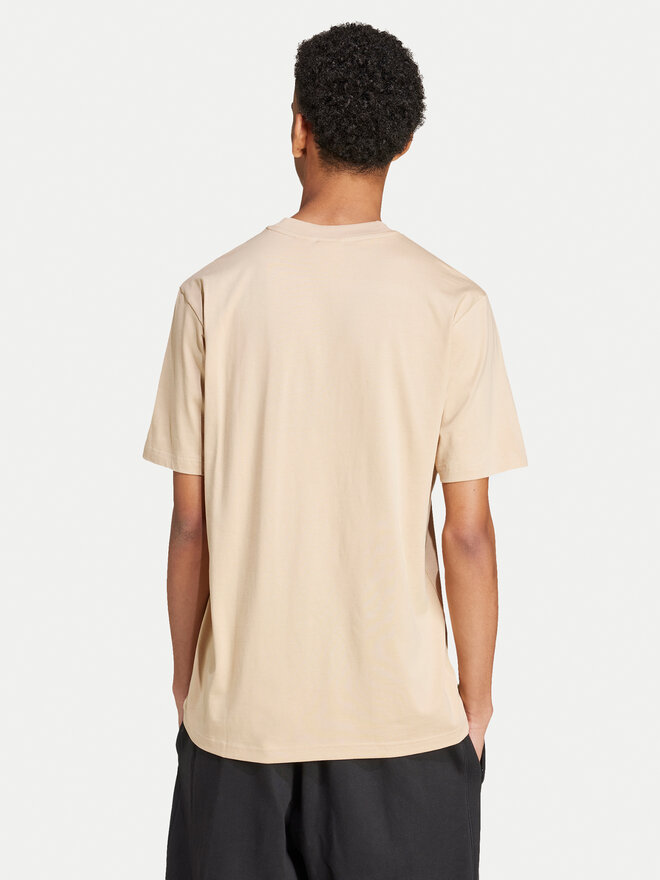 adidas adidas Marškinėliai Mono IX6747 Smėlio Regular Fit