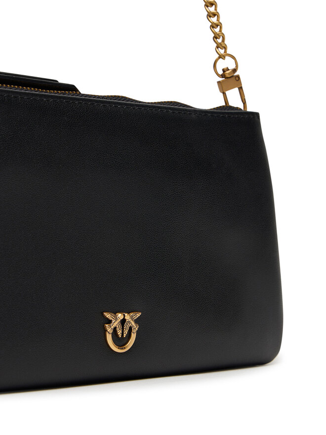 PINKO Handtasche PINKO Double Mini Al 25-26 PLTT 105359 A0QO Schwarz
