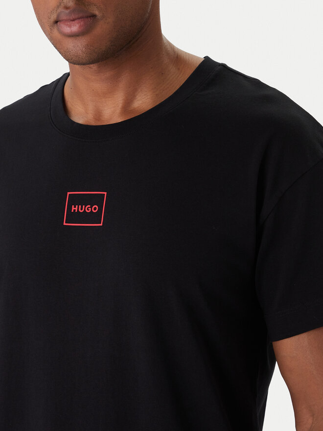 HUGO Hugo T-Shirt Laze 50525236 Schwarz Regular Fit