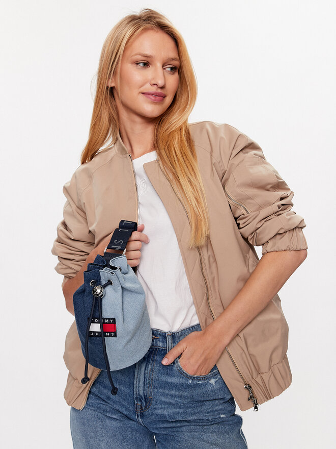 Tommy Jeans Borsellino Tommy Jeans Tjw Heritage Sling Bag Denim AW0AW14834 Blu