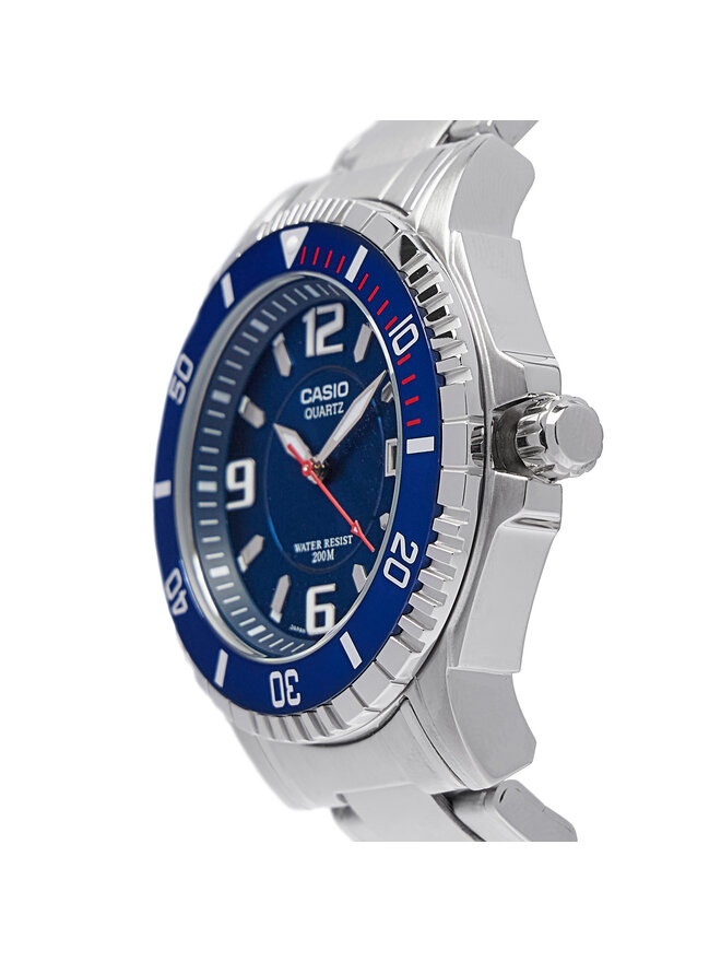 Casio Zegarek Casio MTD-1053D-2AVES Srebrny