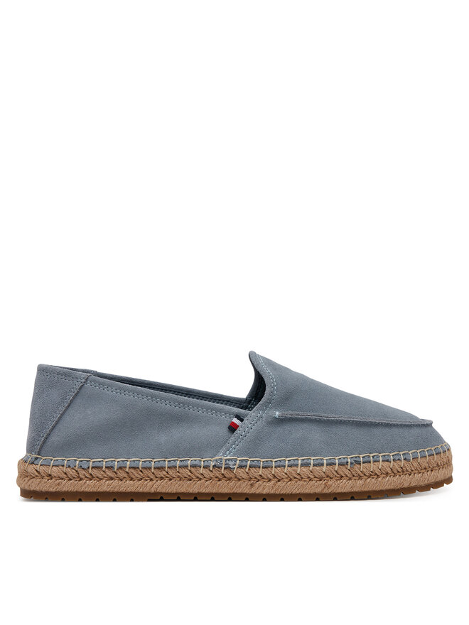 Tommy Hilfiger Espadrilles Tommy Hilfiger Hilfiger Flex Espa Suede Loafer FM0FM05392 Grau