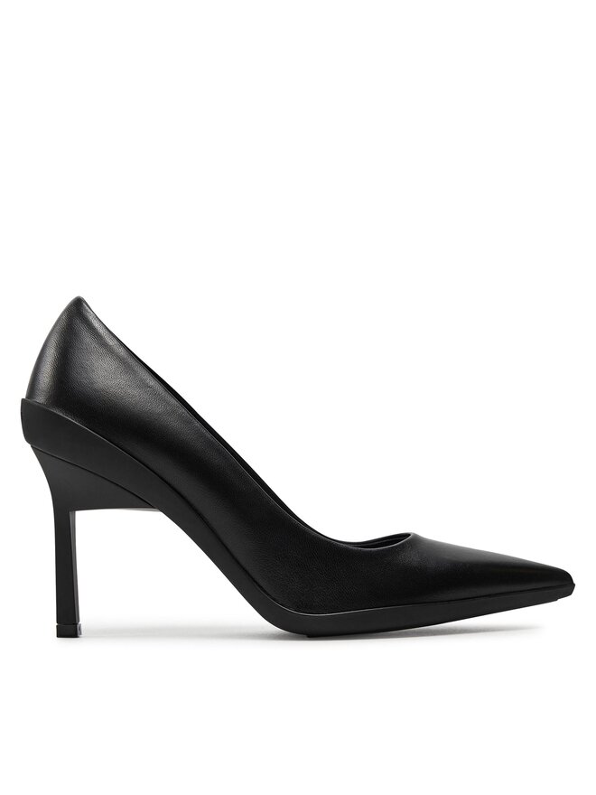 Calvin Klein Lodičky Calvin Klein Heel Pump 90 Leather HW0HW02033 Čierna