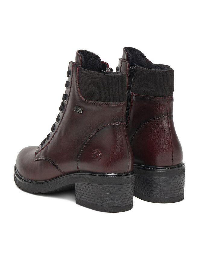 Remonte Schnürschuhe Remonte CEO-D1A70-35 Dunkelrot