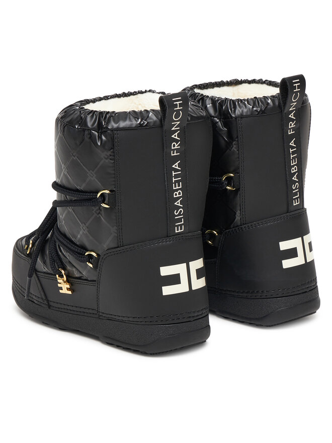 Elisabetta Franchi Μπότες Χιονιού Elisabetta Franchi F4A6-E0457-1860 S Μαύρο