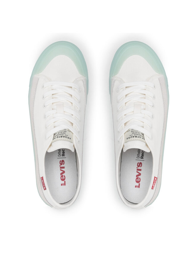 Levi's® Sneakers aus Stoff Levi's® Square Low 233006-673-51 Weiß