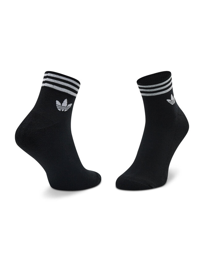 adidas Zestaw 3 par niskich skarpet unisex adidas Trefoil Ankle HC9550 Szary