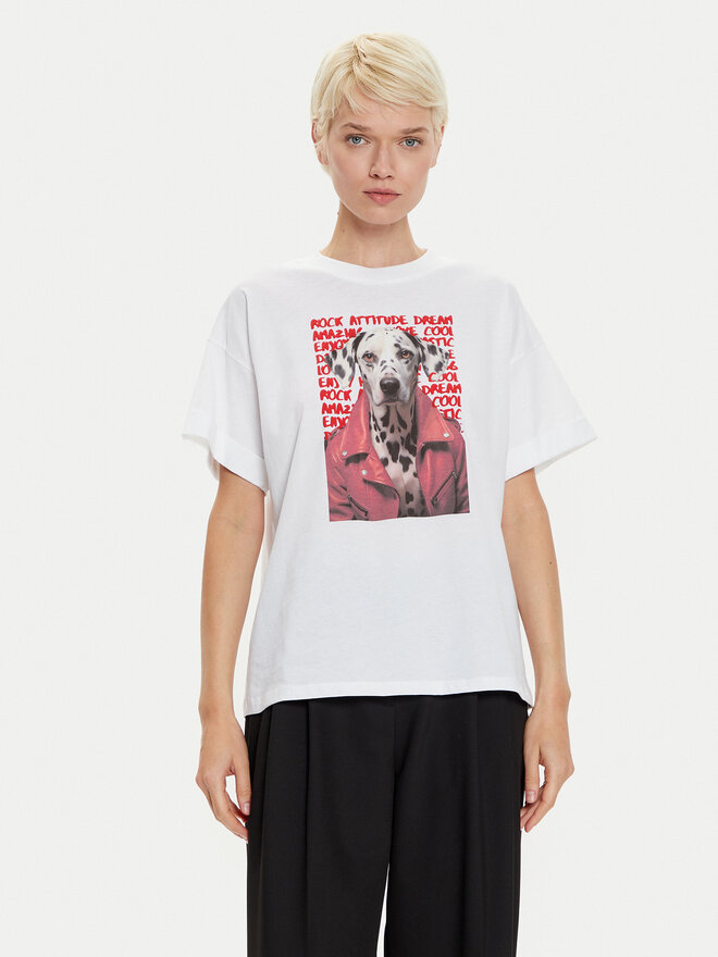 Imperial Imperial Camiseta TV34IGTSRA Blanco Regular Fit