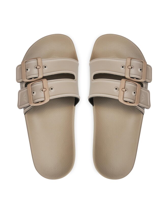 Emporio Armani Şlapi Emporio Armani XVPS09 XN998 D417 Bej