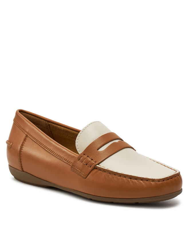 Geox Mokasyny Geox D Annytah Moc D25BMA 00043 C5F5V Brązowy