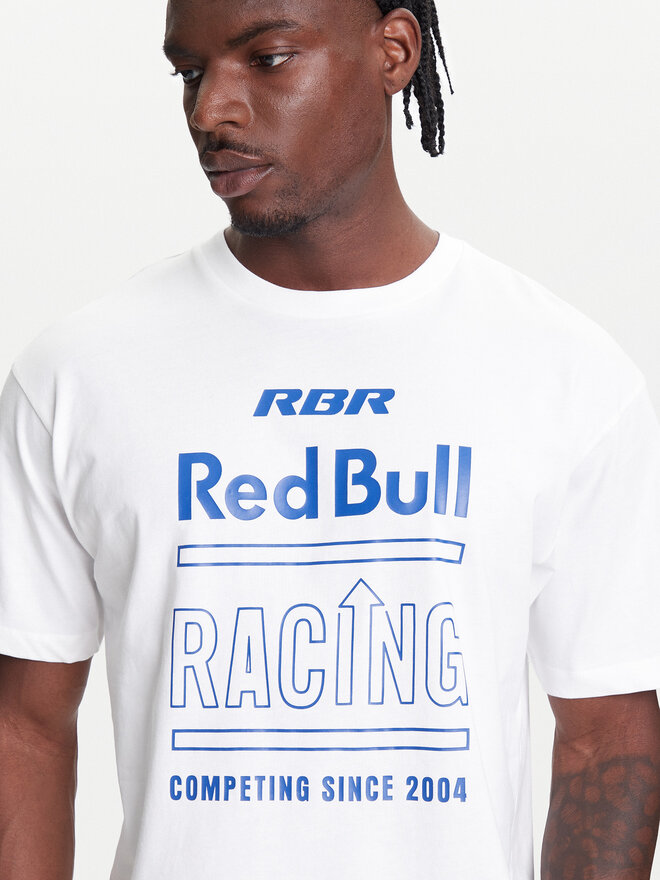 Pepe Jeans Pepe Jeans Marškinėliai Red Bull Racing History RM500020 Balta Regular Fit