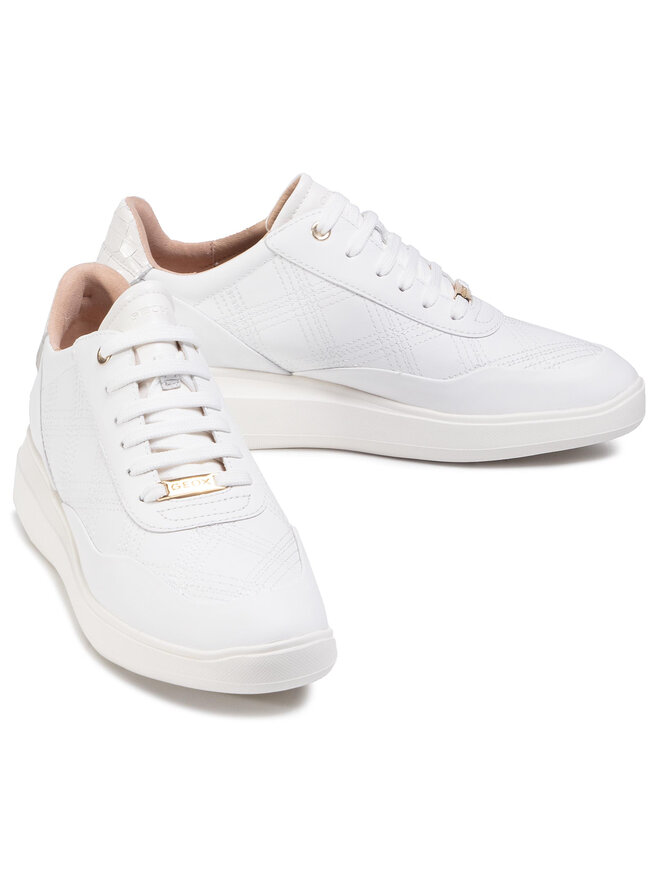 Geox Laisvalaikio batai Geox D Rubidia E D04APE 08540 C100 Balta