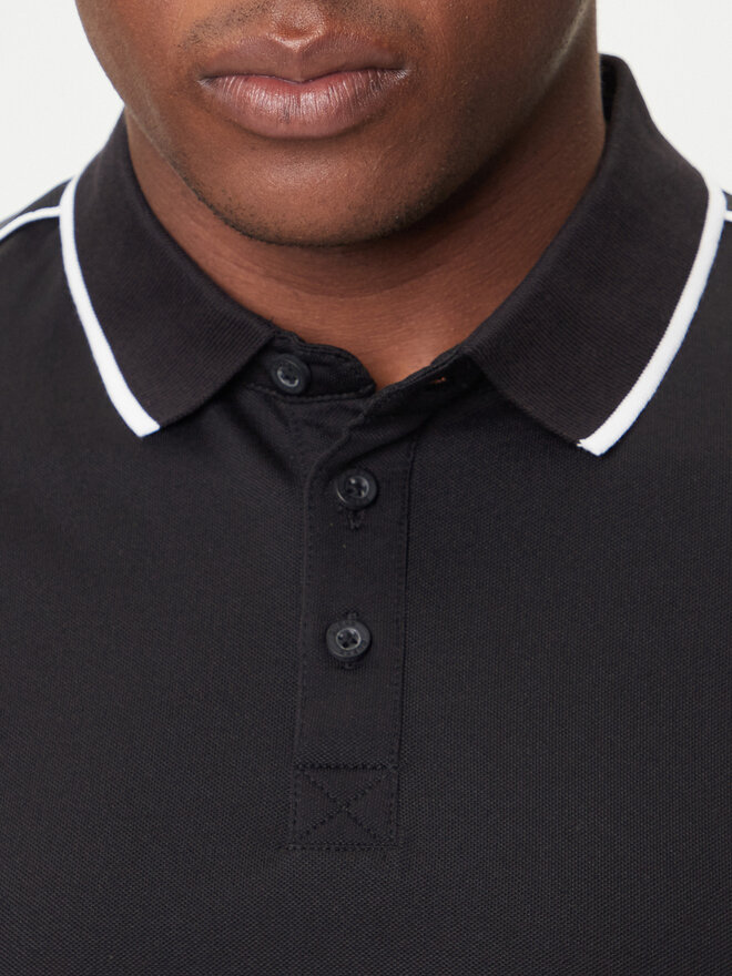 Guess Guess Poloshirt M4YP40 KARS0 Schwarz Regular Fit