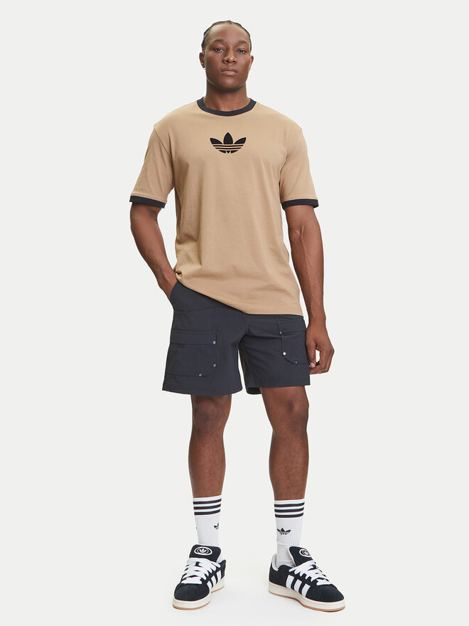 adidas adidas Marškinėliai adicolor 2000s Cali JX1516 Smėlio Loose Fit