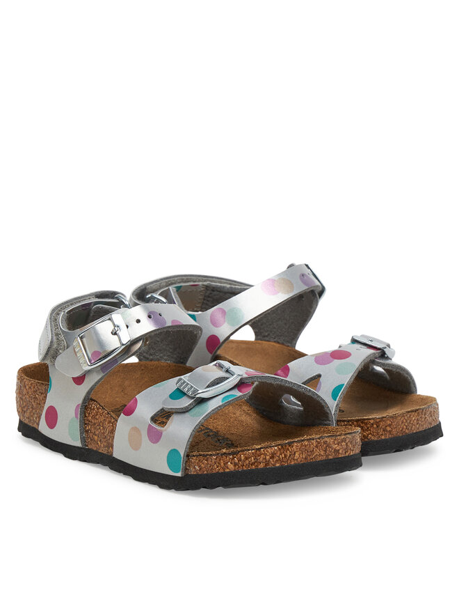 Birkenstock Босоніжки Birkenstock Rio As Kids 1029527 S Срібний
