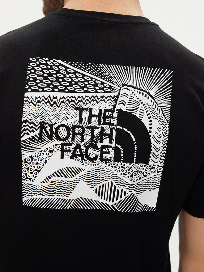 The North Face The North Face Marškinėliai Redbox NF0A87NV Juoda Regular Fit