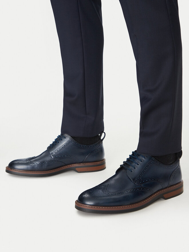 Clarks Туфлі Clarks Aldwin Limit 26178471 Cиній