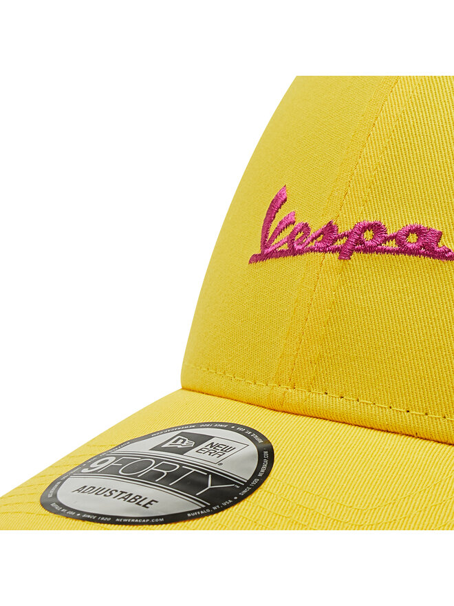 Cappellino New Era Vespa Nero E Beige Effetto Vintage - Berretto Baseball Regolabile, Licenza Ufficiale