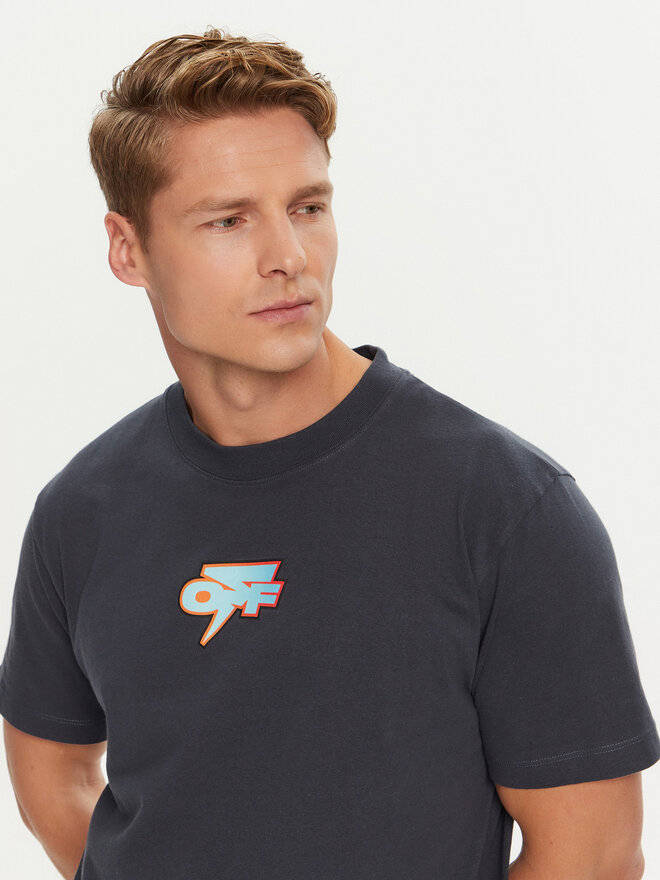 Off-White Off-White Camiseta OMAA027F22JER0074641 Azul marino Regular Fit