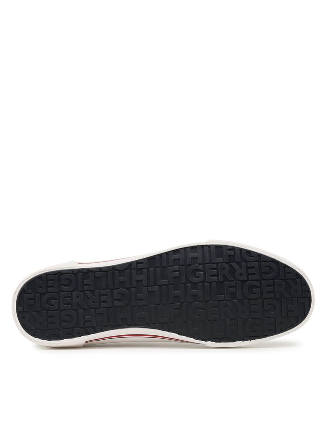 Tommy Hilfiger Tenisky Tommy Hilfiger Core Corporate Vulc Canvas FM0FM04560 Šedá