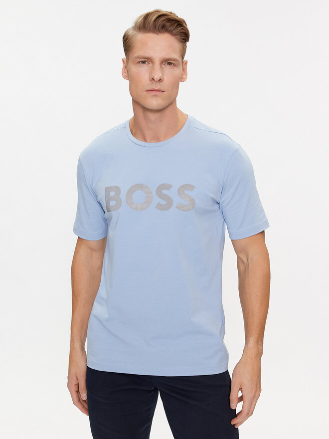 BOSS BOSS Camiseta Tee 8 50501195 Celeste Regular Fit