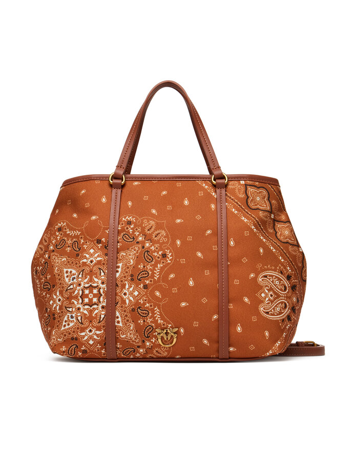 PINKO Τσάντα PINKO Shopper Classic PE 25 PLTT 104899 A2AS Καφέ