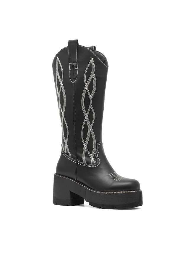 JENNY Kowbojki JENNY WS22235-03 Czarny