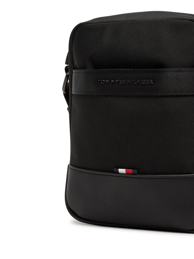 Tommy Hilfiger Τσαντάκι Tommy Hilfiger Th Nylon Travel Mini Reporter AM0AM13472 Μαύρο