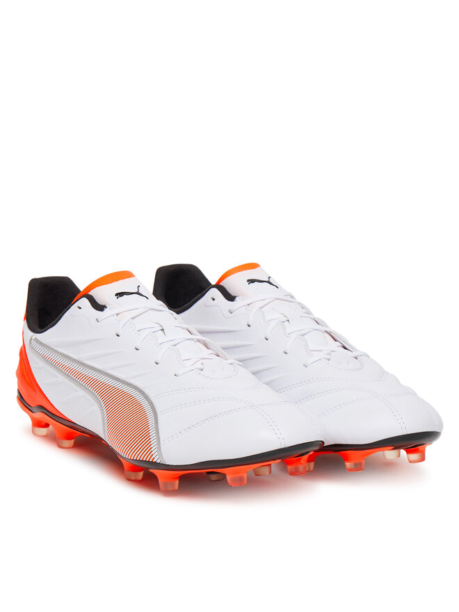 Puma Ποδοσφαιρικά Παπούτσια Puma King Pro Fg/Ag 108828 01 Λευκό