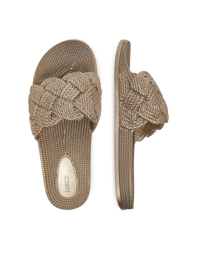MEXX Klapki MEXX MICH1906041W-01 Złoty