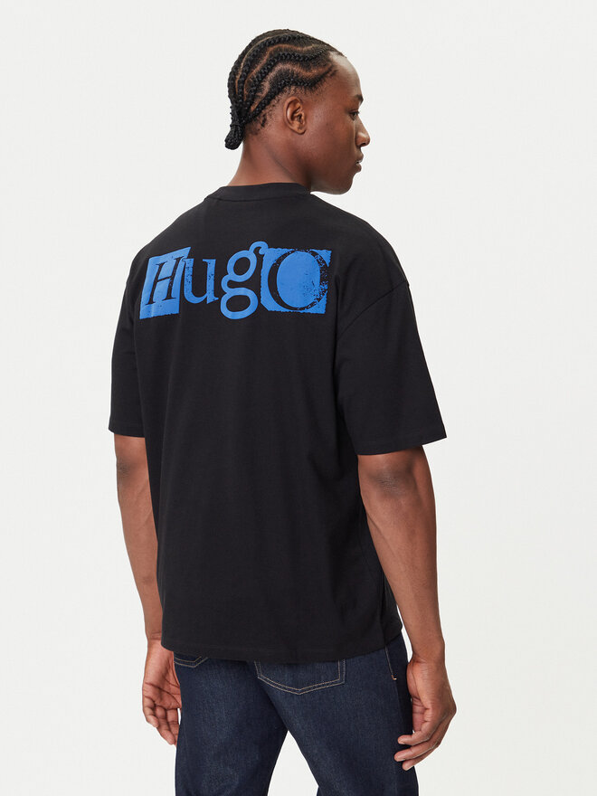 HUGO HUGO Camiseta Nilte 50542810 Negro Loose Fit