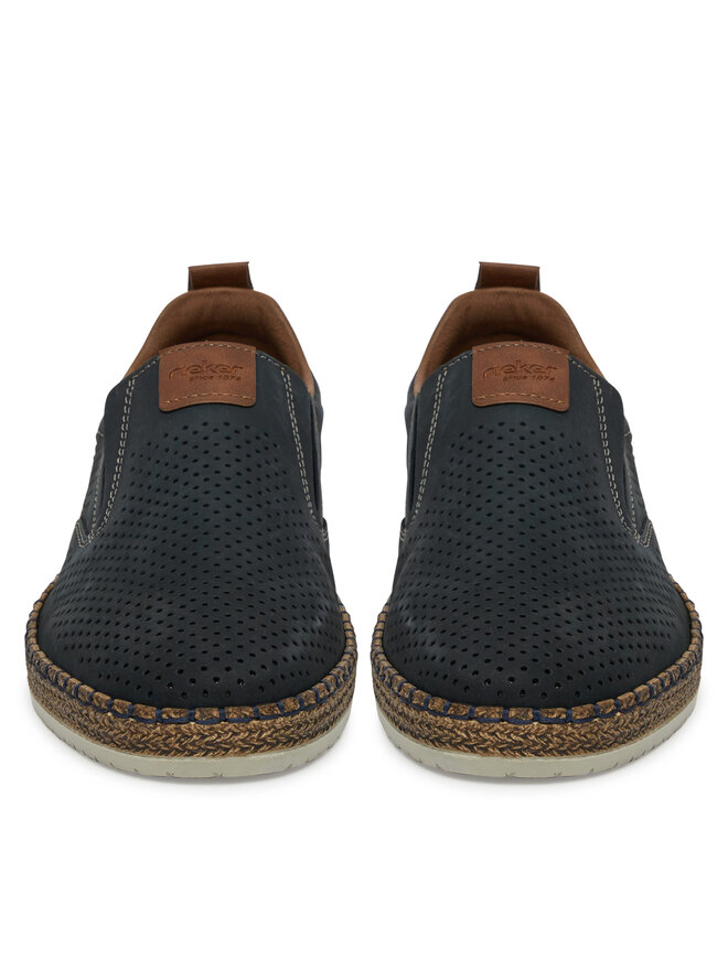 Rieker Pantofi Rieker B5258-14 Bleumarin