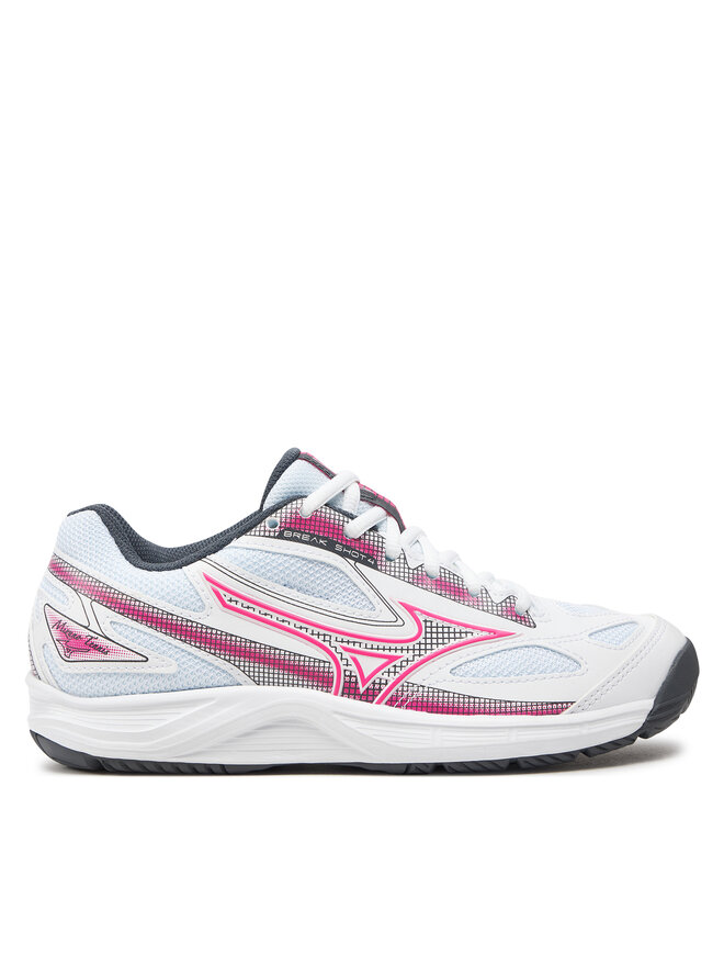 Mizuno Boty na tenis Mizuno Break Shot 4 Ac 61GA2326 Bílá