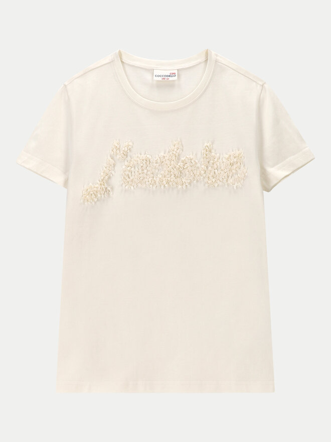 Coccodrillo Coccodrillo T-Shirt WC4143202GEJ Εκρού Regular Fit