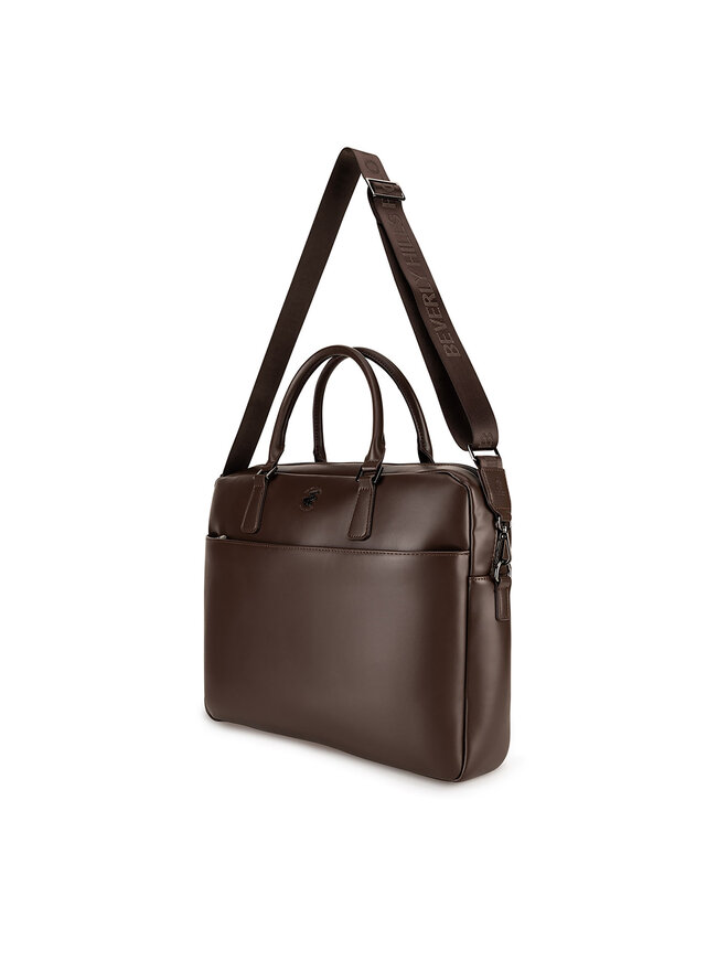 Beverly Hills Polo Club Torba za prenosnik Beverly Hills Polo Club BHPC-L-016-07 Rjava