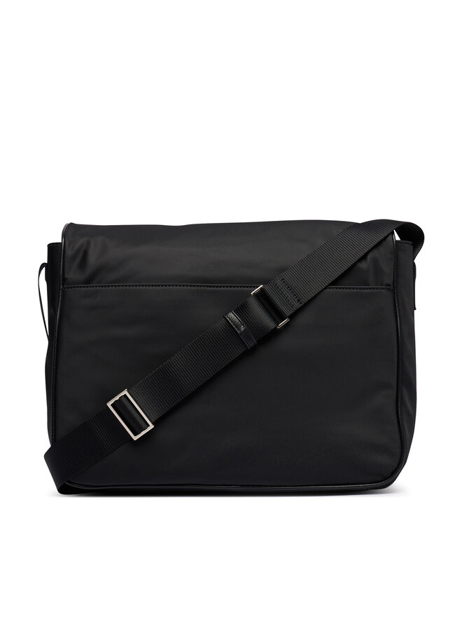 Calvin Klein Handtasche Calvin Klein Ssnl Raised Logo Flap Messenger LV04D3501G Schwarz