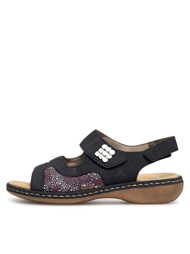 Rieker Sandales Rieker 65989-14 Tumši zils
