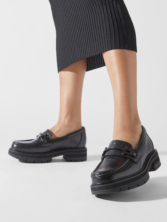 Clarks Loafers Clarks Orianna Bit 261748084 Μαύρο