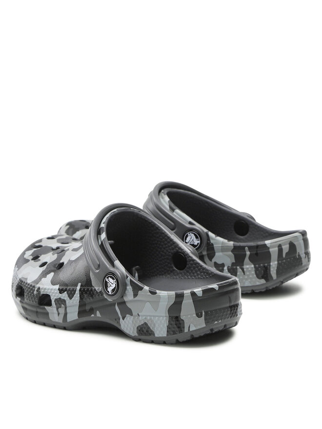 Crocs Pantoletten Crocs Classic Camo Clog 207594 Grau