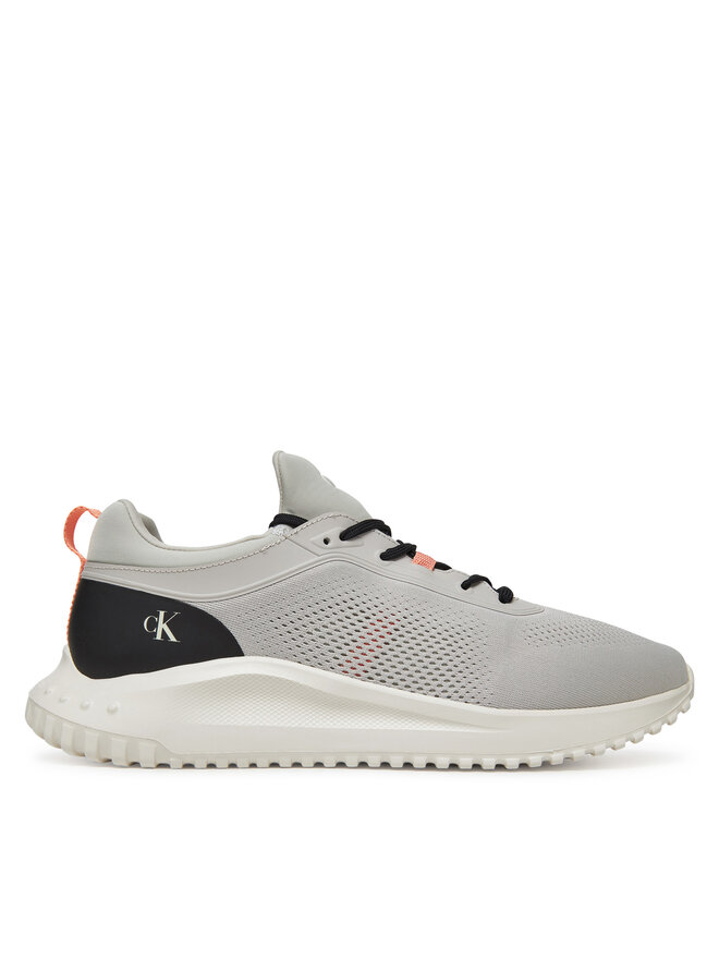 Calvin Klein Jeans Сникърси Calvin Klein Jeans Eva Runner Tech Knit YM0YM01293 Сив