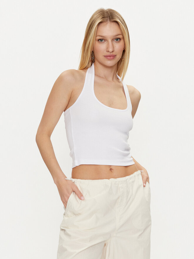 Noisy May Noisy May Felső Maya 27029026 Fehér Slim Fit
