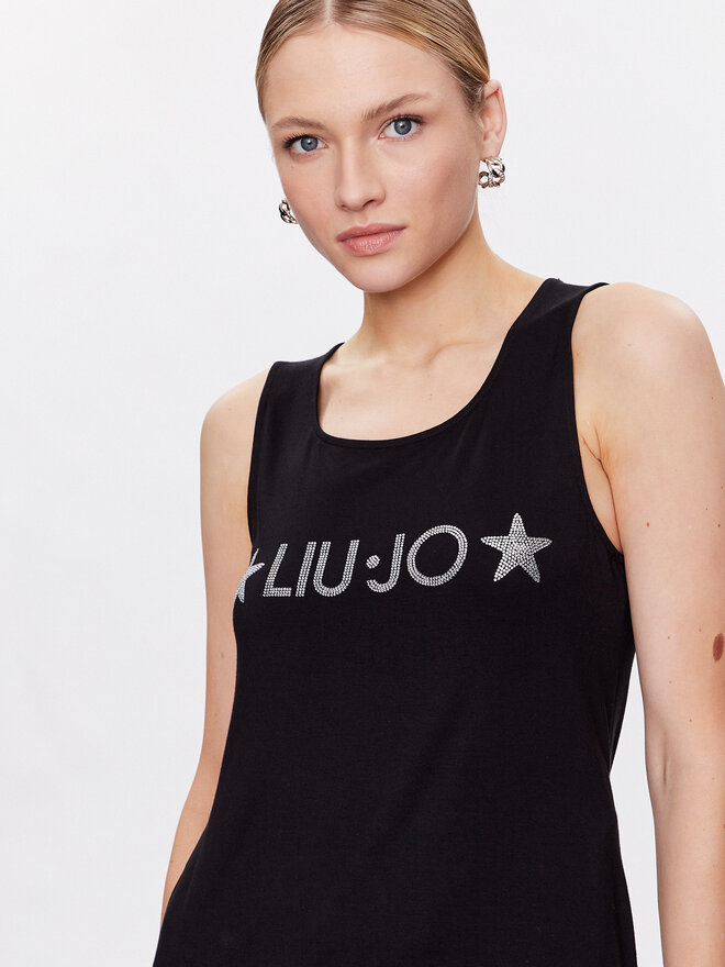 Liu Jo Beachwear Liu Jo Beachwear Топ VA3100 J5360 Чорний Regular Fit