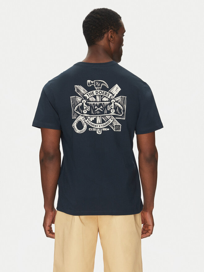 Element Element T-Shirt ELYZT00522 Dunkelblau Regular Fit