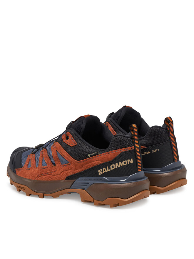 Salomon Trekkingi Salomon X Ultra 360 Leather Gore-Tex L47684900 Niebieski