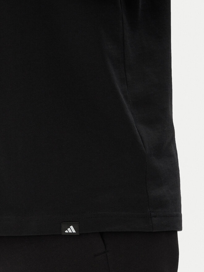 adidas adidas Marškinėliai Pennant Trim Graphic JL9228 Juoda Regular Fit