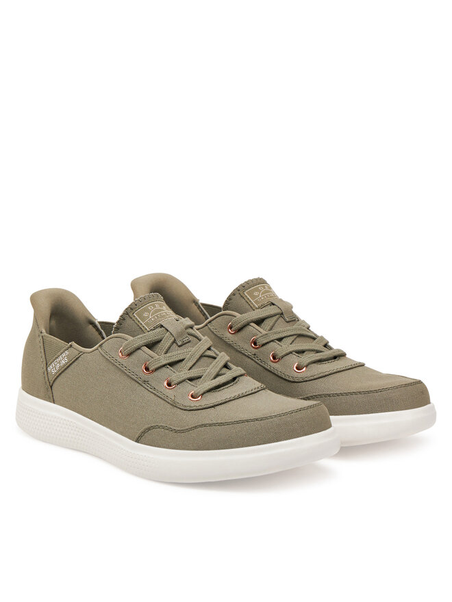 Skechers Sneakersy Skechers BOBS Skip Cute - B Cute Sweet 114815/OLV Zielony