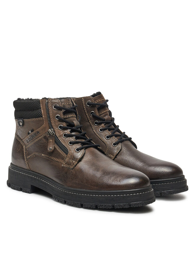 s.Oliver Schnürstiefeletten s.Oliver 5-16248-43 Grau