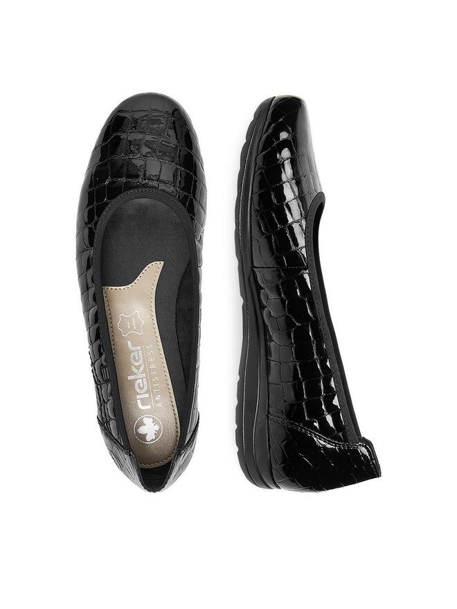 Rieker Félcipő Rieker L9350-01 Fekete