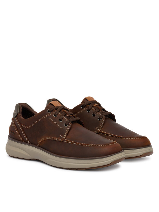 Clarks Туфлі Clarks Mullan Moc 26184427 Коричневий