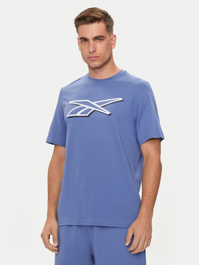 Reebok Reebok Marškinėliai Vector Pack Ri Logo Tee 100202408 Violetinė Regular Fit